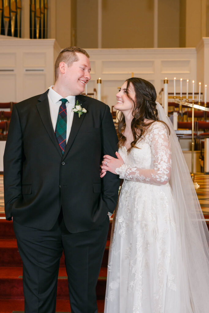 Photo by The Bennetts of wedding couple