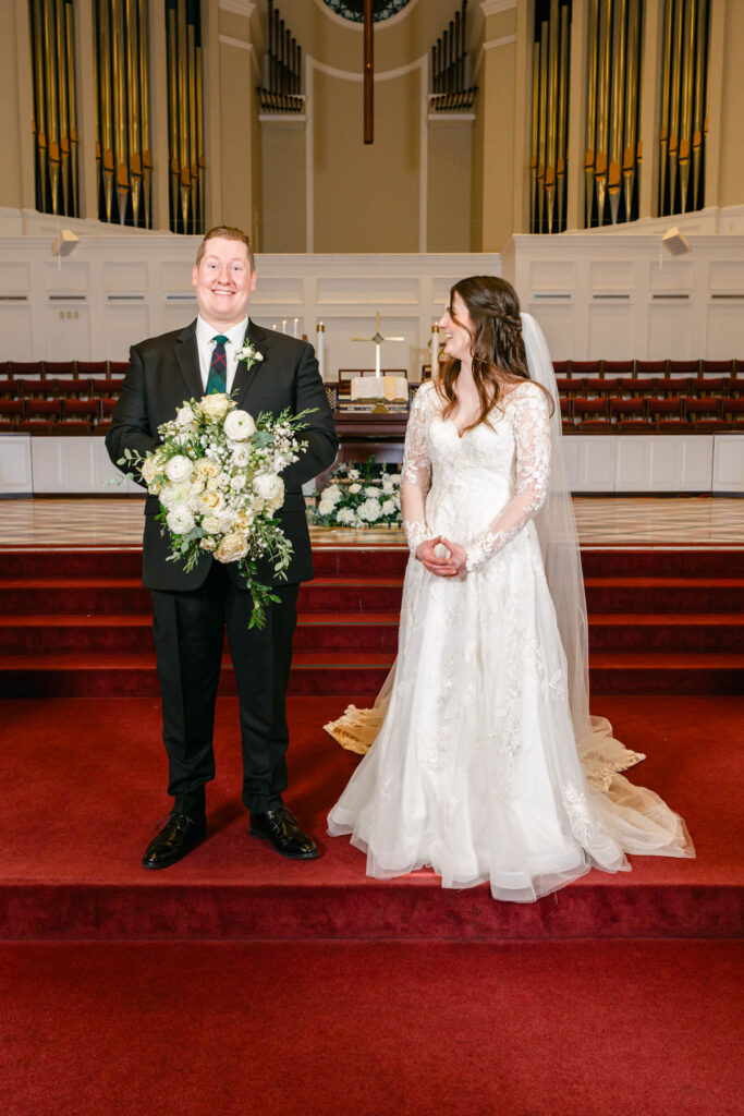 Photo by The Bennetts of wedding couple