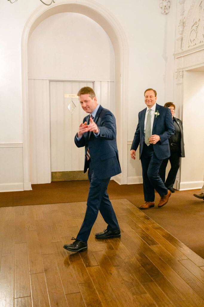 Photo by The Bennetts of wedding couple