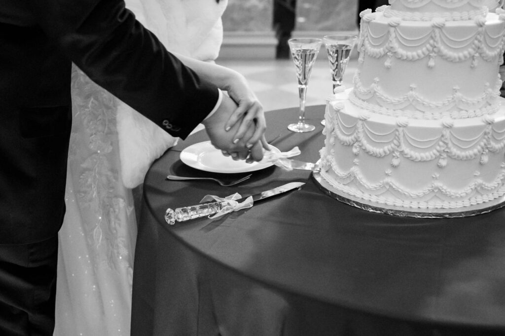Photo by The Bennetts of wedding couple