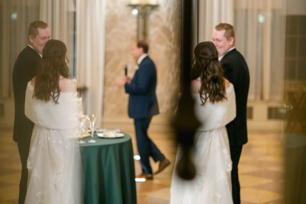 Photo by The Bennetts of wedding couple