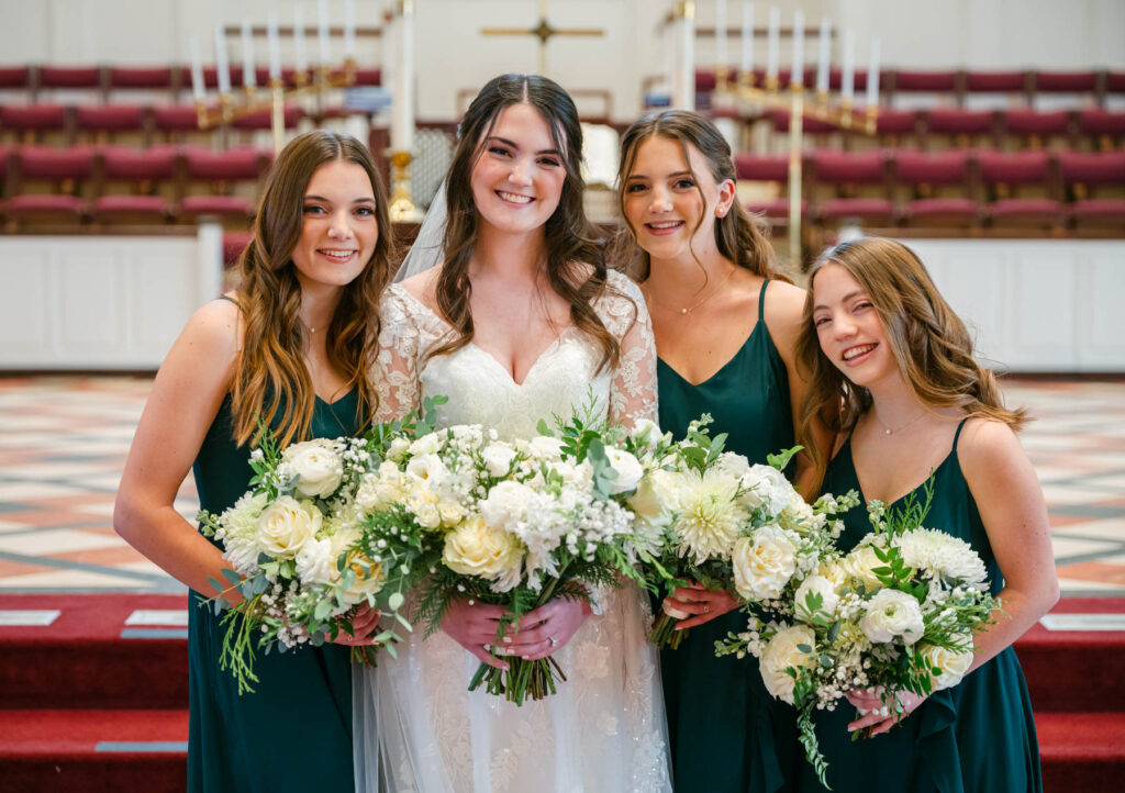 Photo by The Bennetts of wedding couple