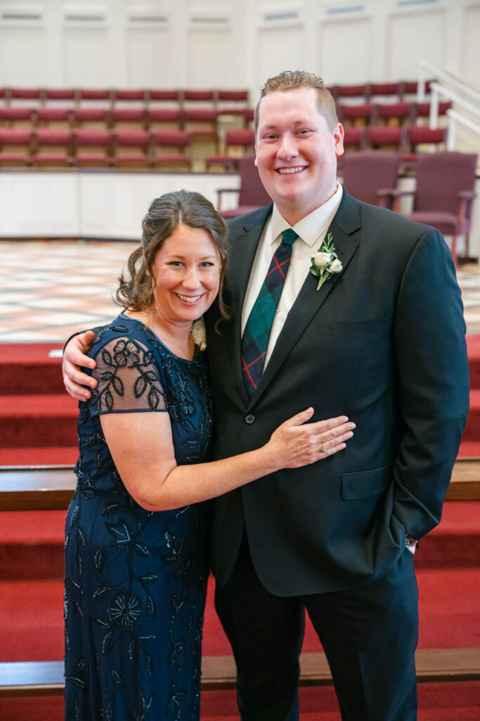 Photo by The Bennetts of wedding couple