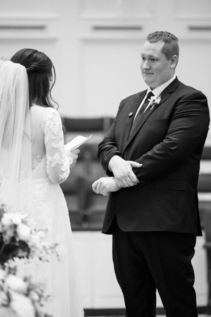 Photo by The Bennetts of wedding couple