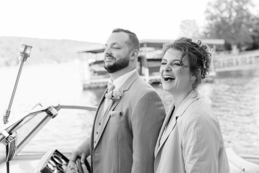 Photo by The Bennetts of wedding couple