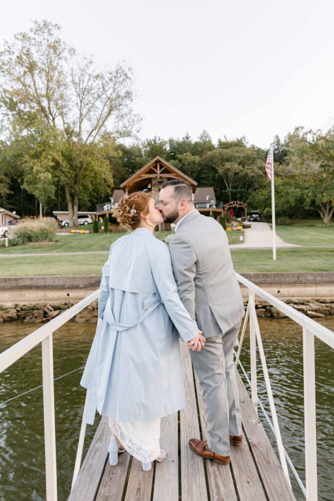 Photo by The Bennetts of wedding couple