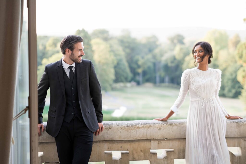 Photo by The Bennetts of wedding couple