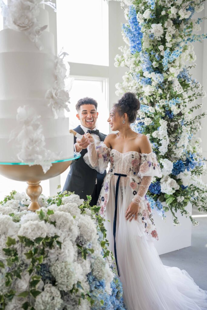 Photo by The Bennetts of wedding couple