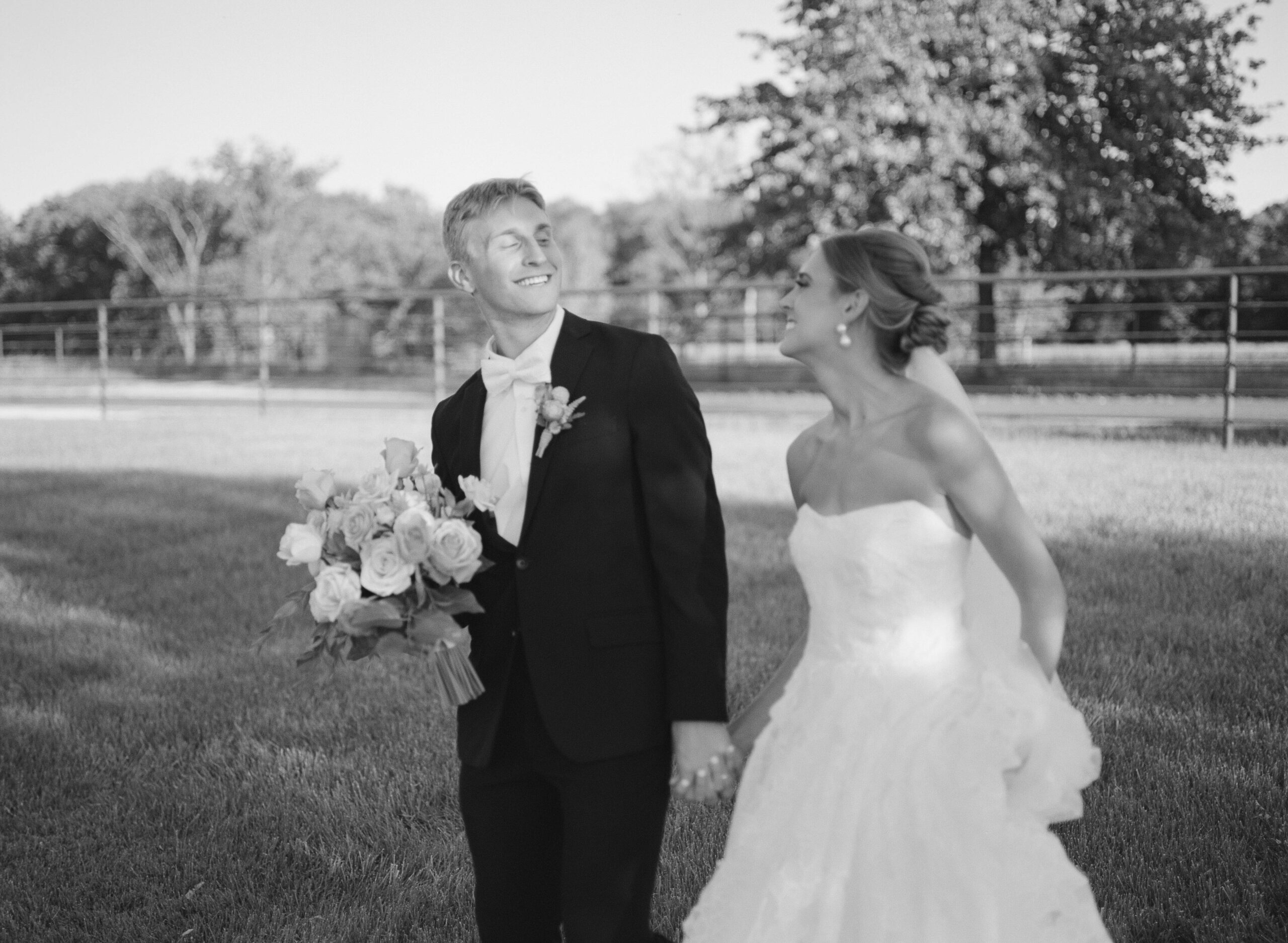 Photo by The Bennetts of wedding couple