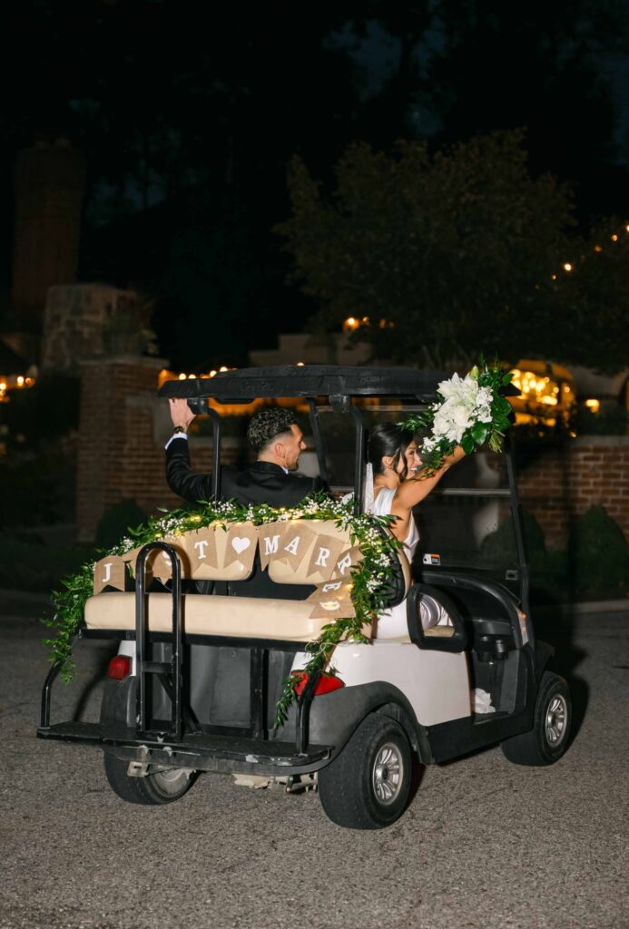 Photo by The Bennetts of wedding couple