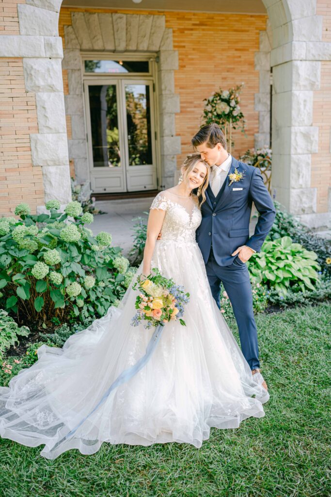 Photo by The Bennetts of wedding couple