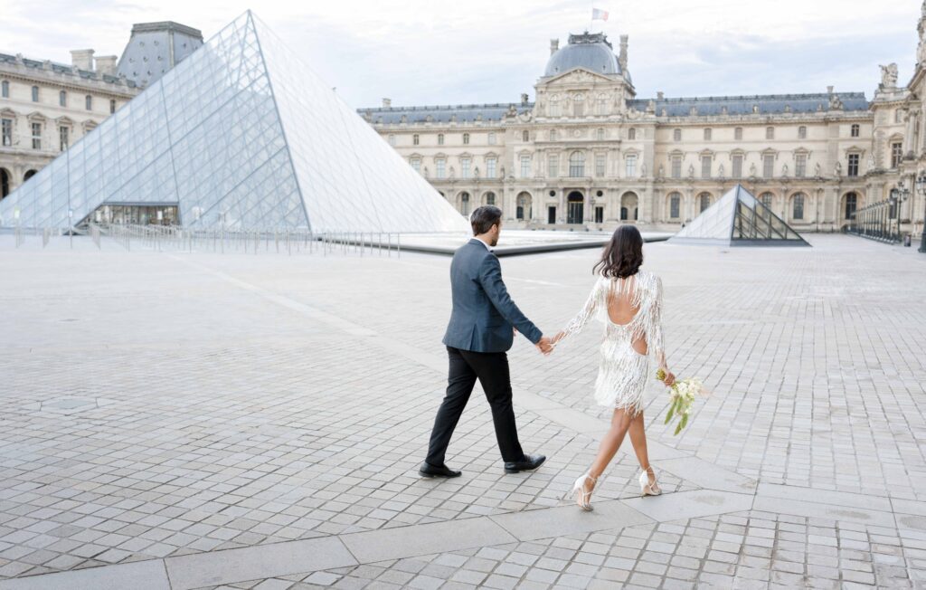 Photo by The Bennetts of wedding couple