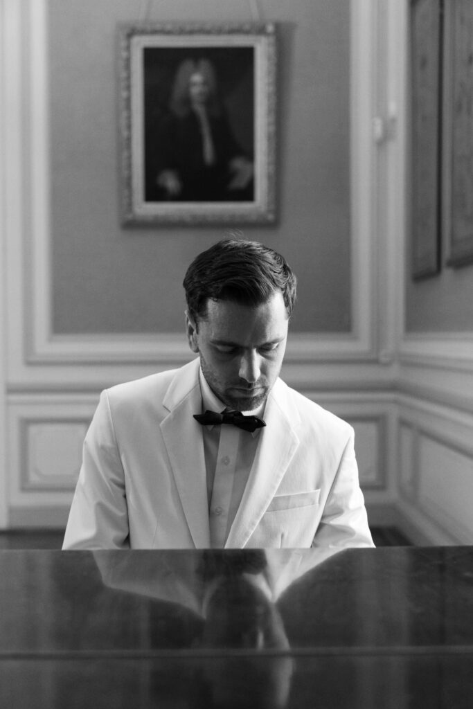 Photo by The Bennetts of wedding couple