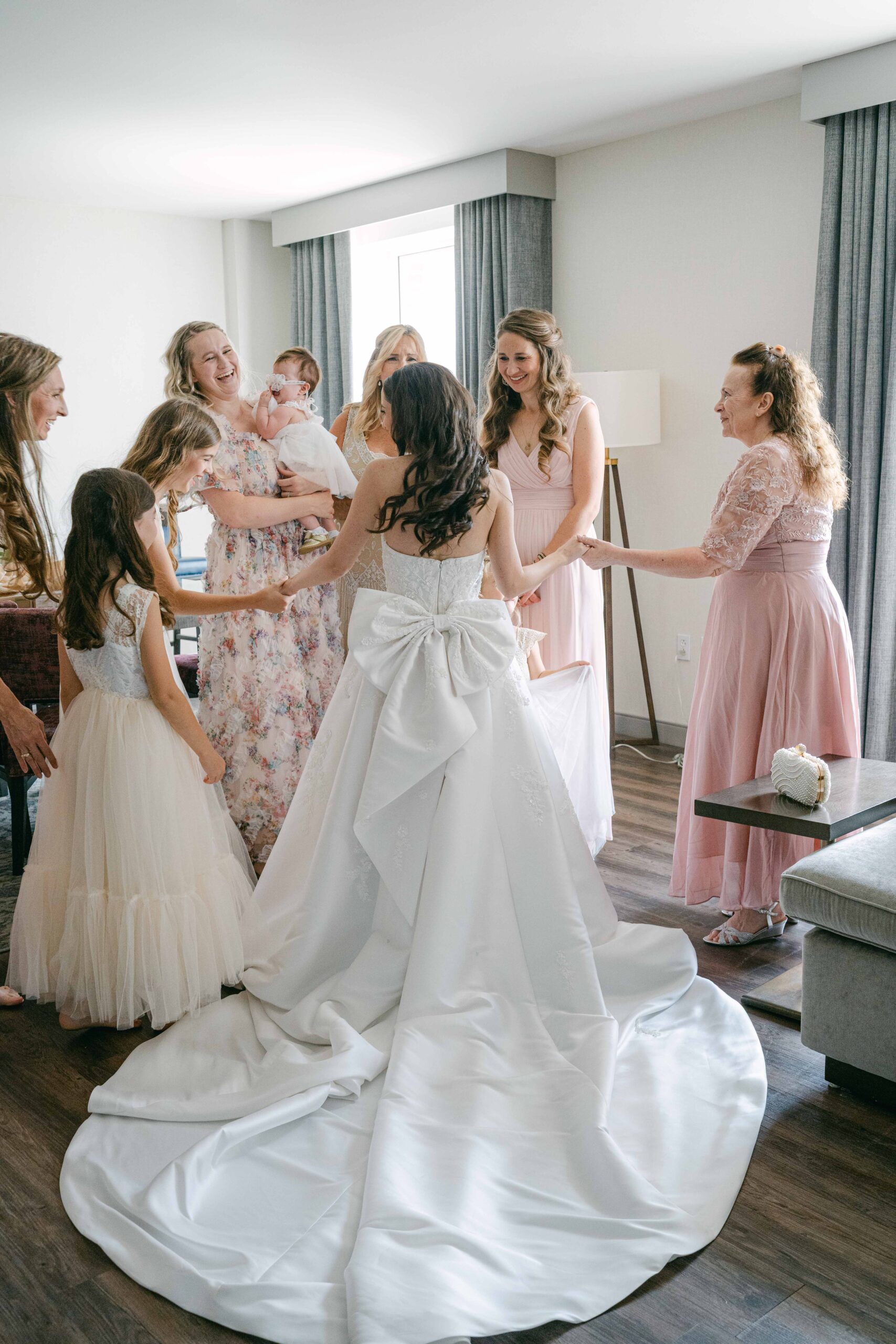 Photo by The Bennetts of wedding couple