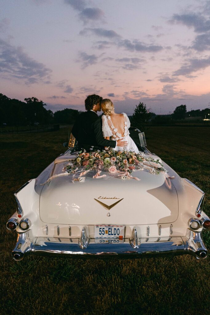 Photo by The Bennetts of wedding couple