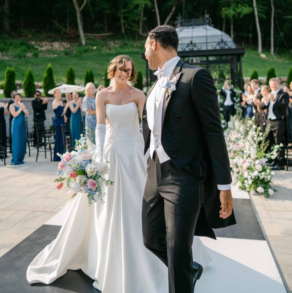 Photo by The Bennetts of wedding couple